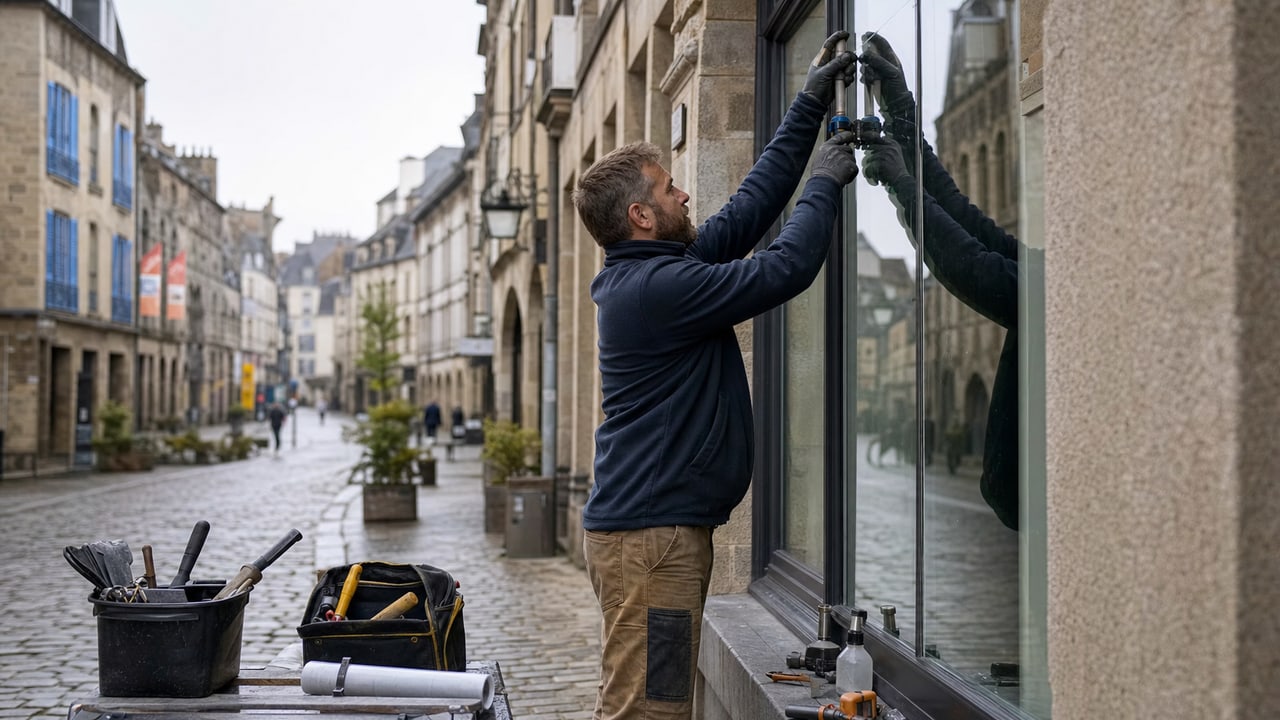 Remplacement de vitre — Vitrier à Vannes